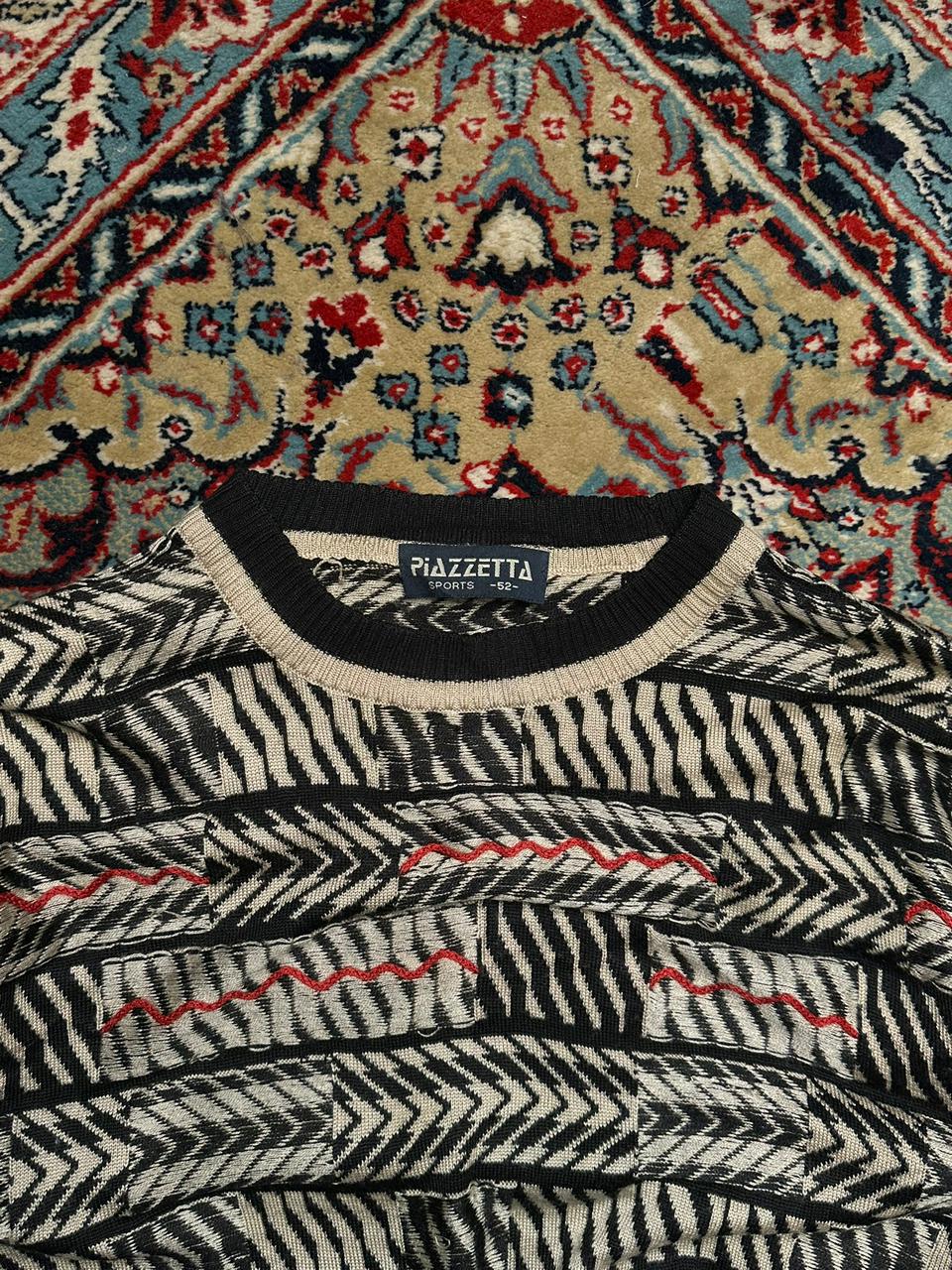 Vintage 90's Piazzetta Sports Vintage 3D Textured Knit Sweater