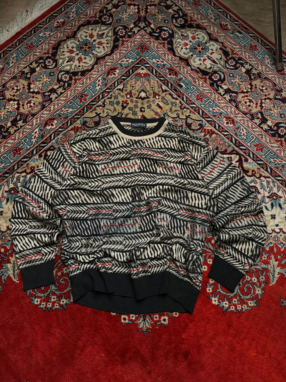 Vintage 90's Piazzetta Sports Vintage 3D Textured Knit Sweater