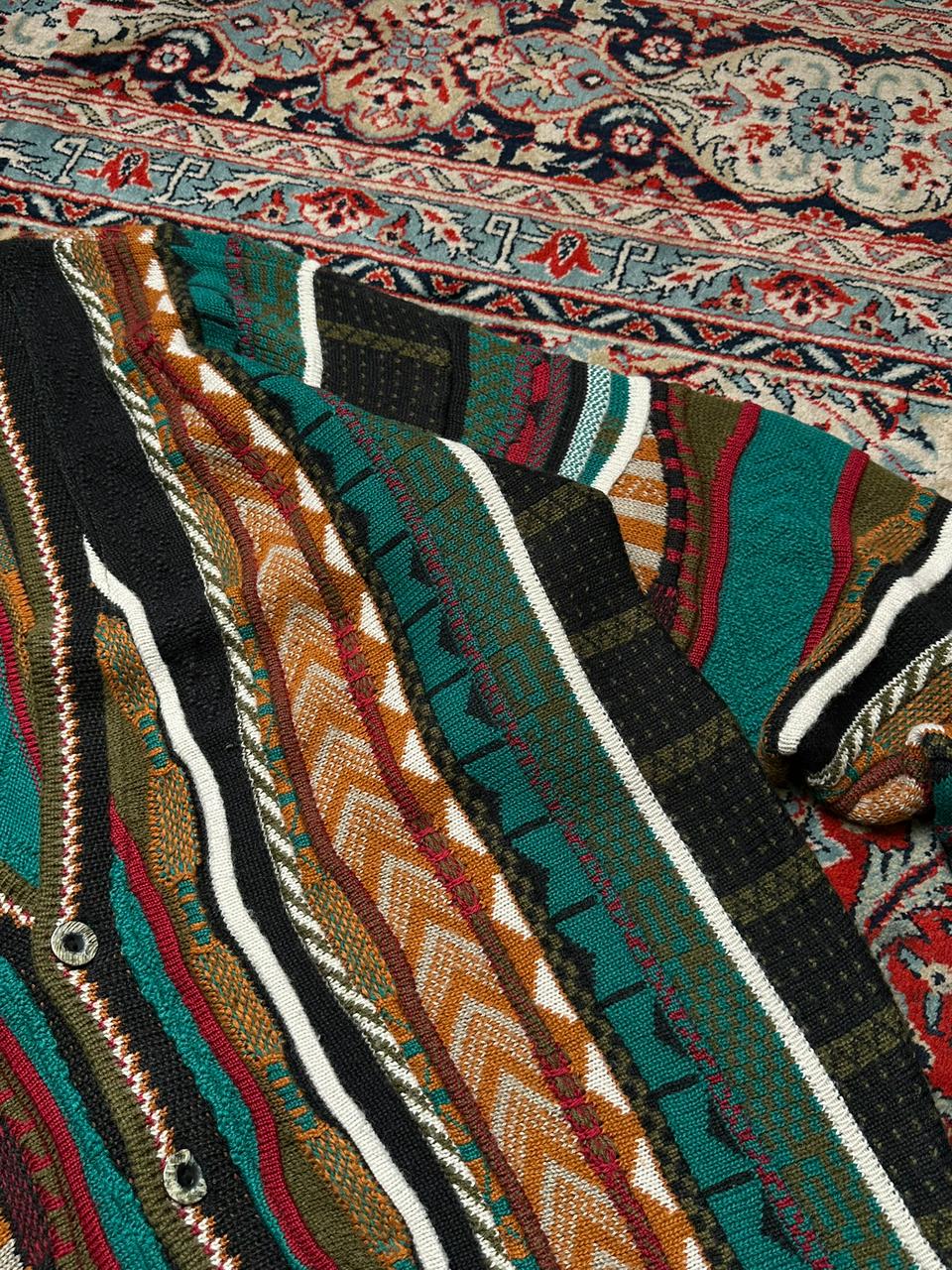 TOSANI VINTAGE TEXTURED COOGI STYLE SWEATER