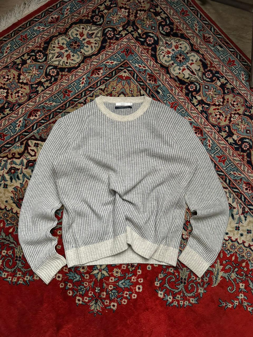 EPIGRAM CASHMERE BLENDED TEXTURED SWEATER