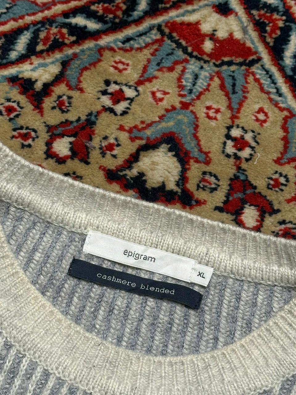 EPIGRAM CASHMERE BLENDED TEXTURED SWEATER