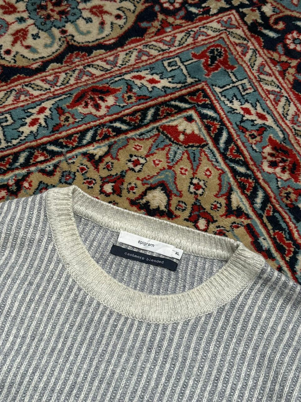 EPIGRAM CASHMERE BLENDED TEXTURED SWEATER