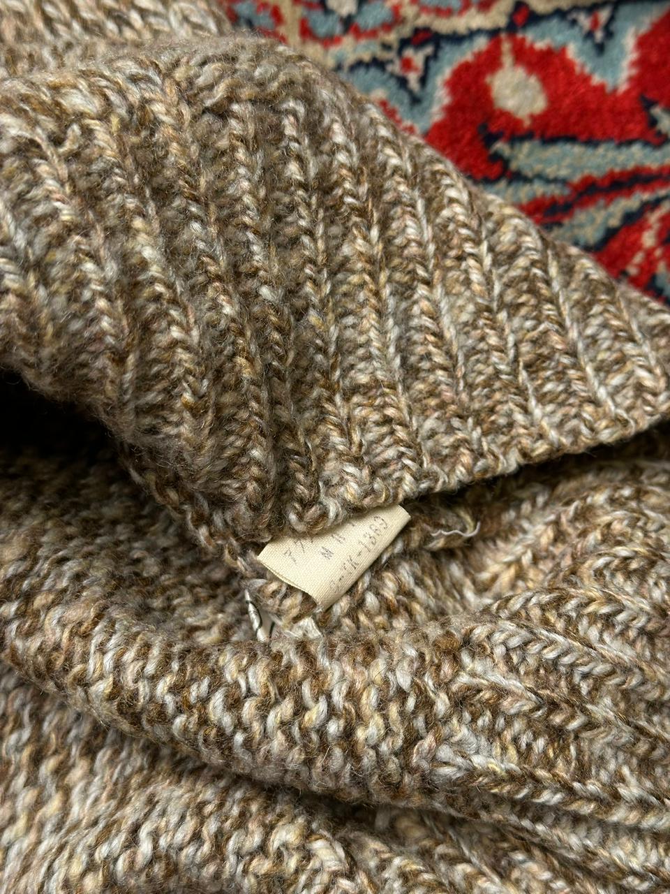 Vintage VAN JAC Chunky Cable Knit V-neck Sweater