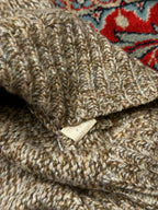 Vintage VAN JAC Chunky Cable Knit V-neck Sweater