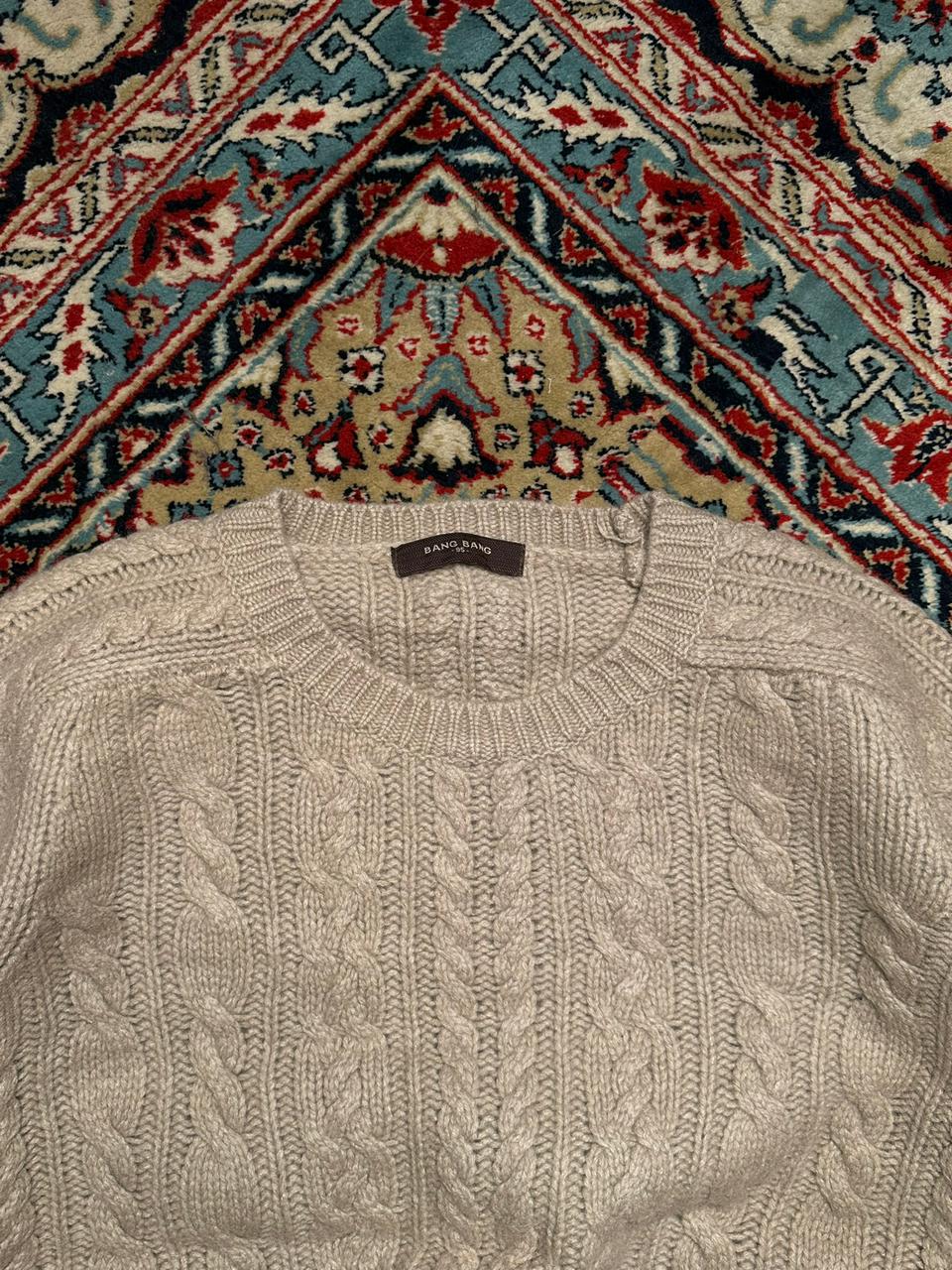 Vintage BANG BANG Chunky Cable Knit Sweater