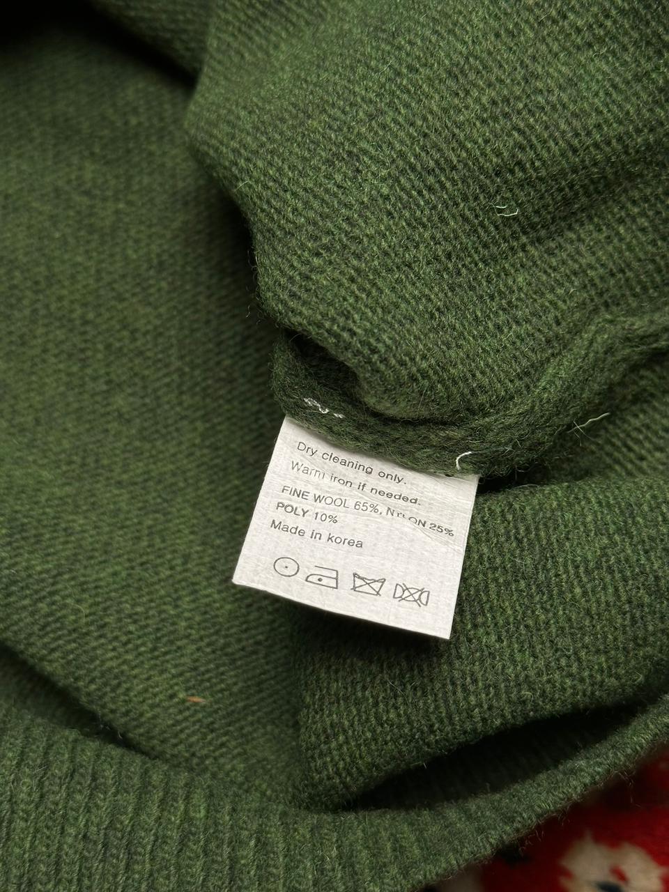 THOMAS MORE Forest Green Wool Blend Sweater
