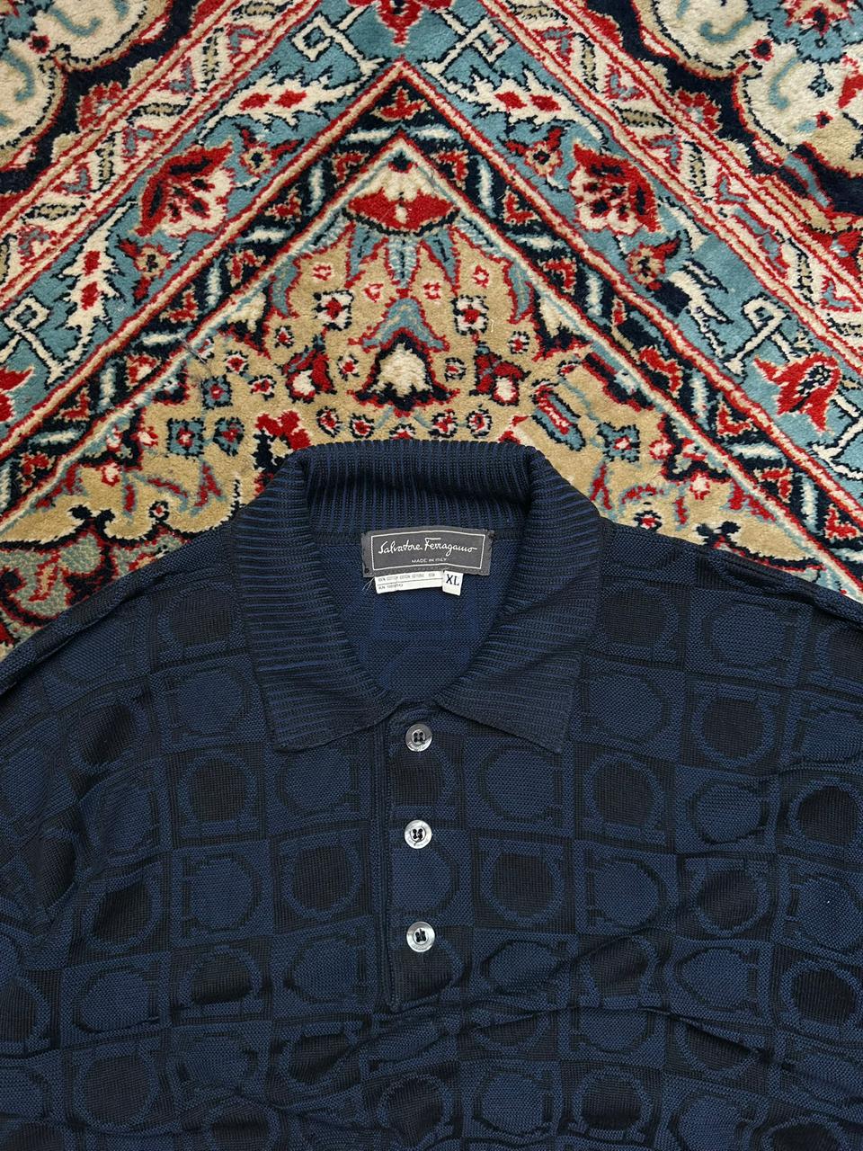 Salvatore Ferragamo Monogram Knit Sweater