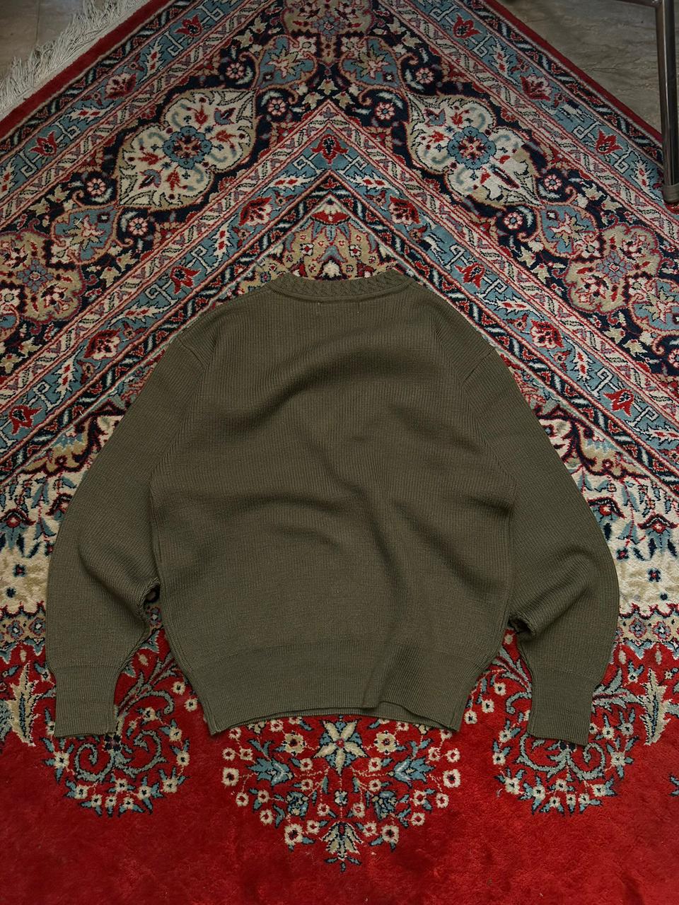 Lanvin Studio Mens Wool V-Neck Sweater