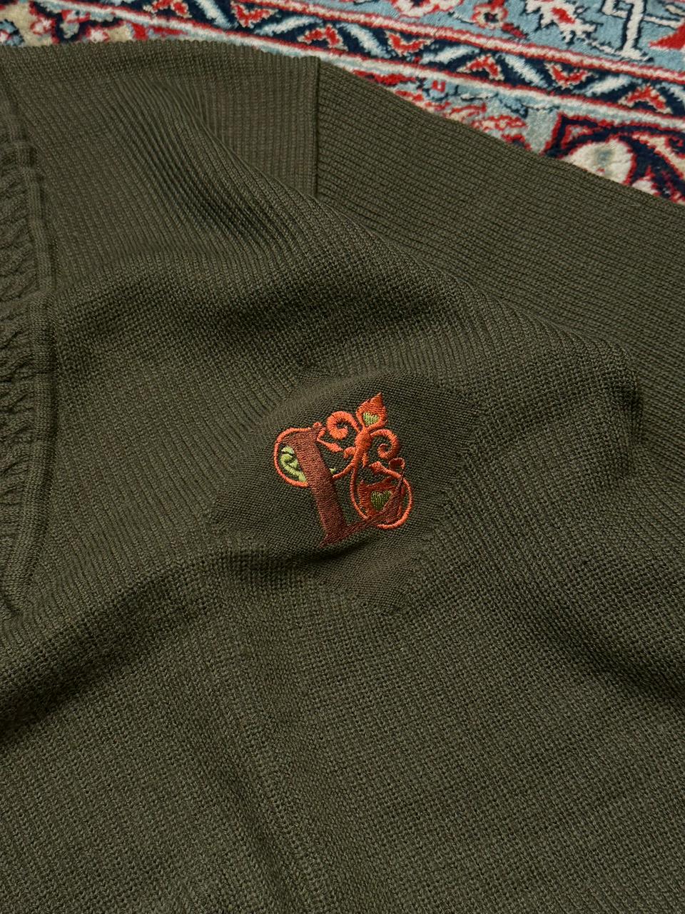 Lanvin Studio Mens Wool V-Neck Sweater