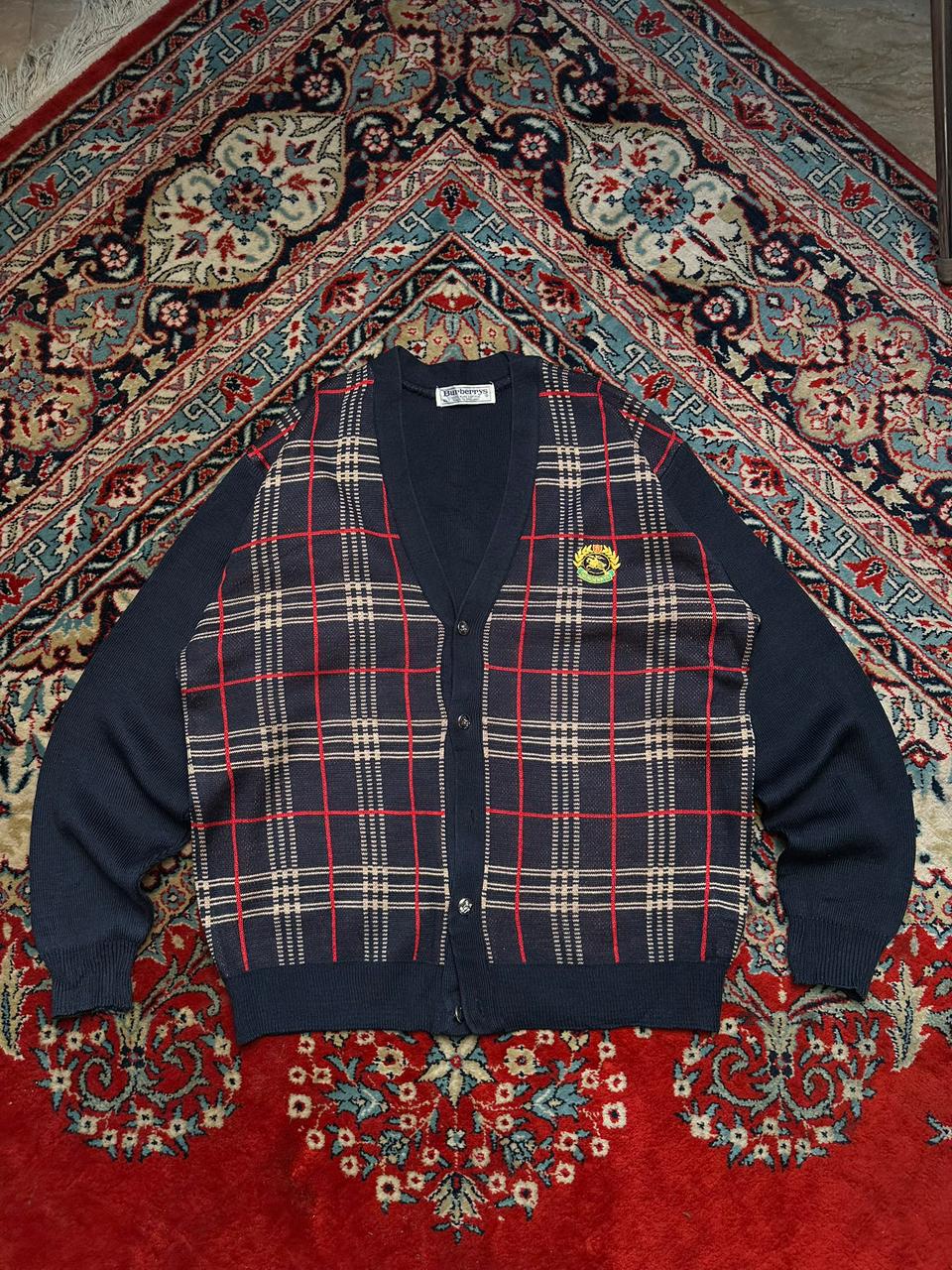 Vintage EARLY 2000’s Burberrys Cardigan Sweater