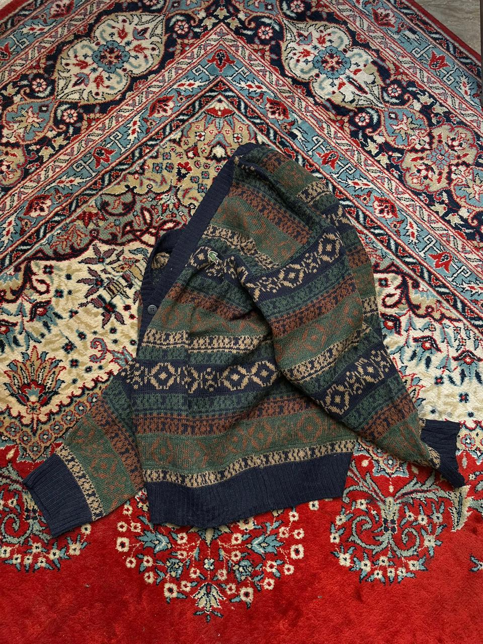 Vintage Chemise Lacoste Cardigan Sweater