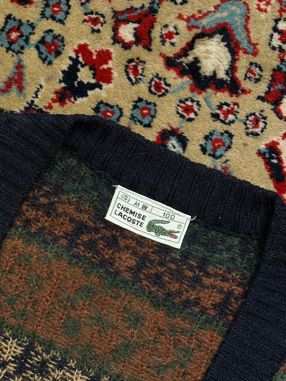 Vintage Chemise Lacoste Cardigan Sweater