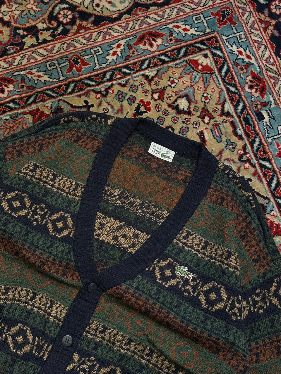 Vintage Chemise Lacoste Cardigan Sweater