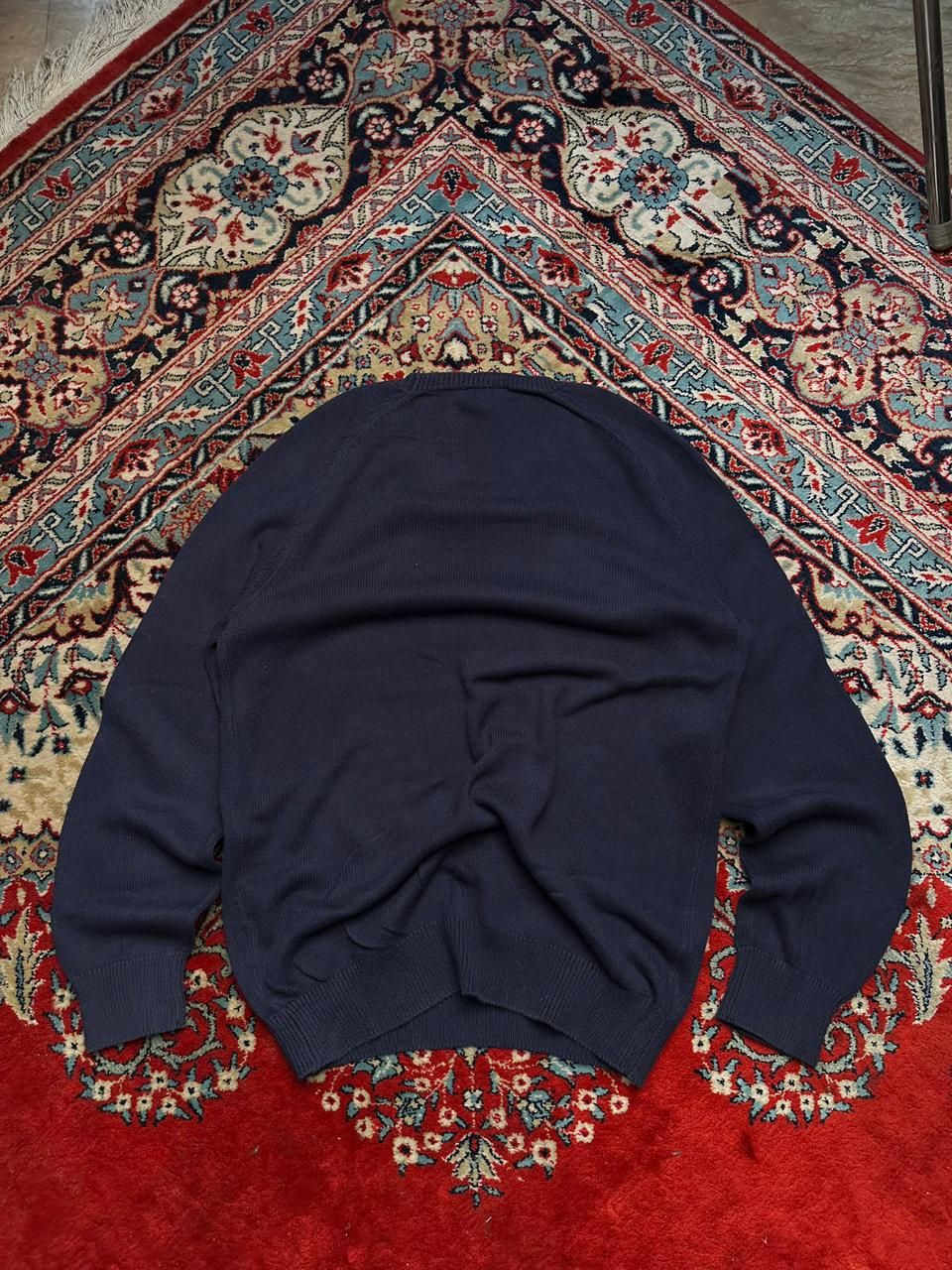 Lacoste VINTAGE Oversized Logo Crewneck Sweater