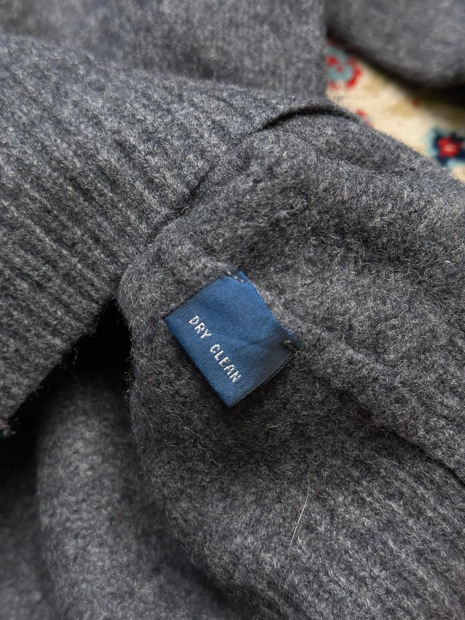 VINTAGE 1996-2001 Polo Ralph Lauren Gray Zip Pullover Sweater