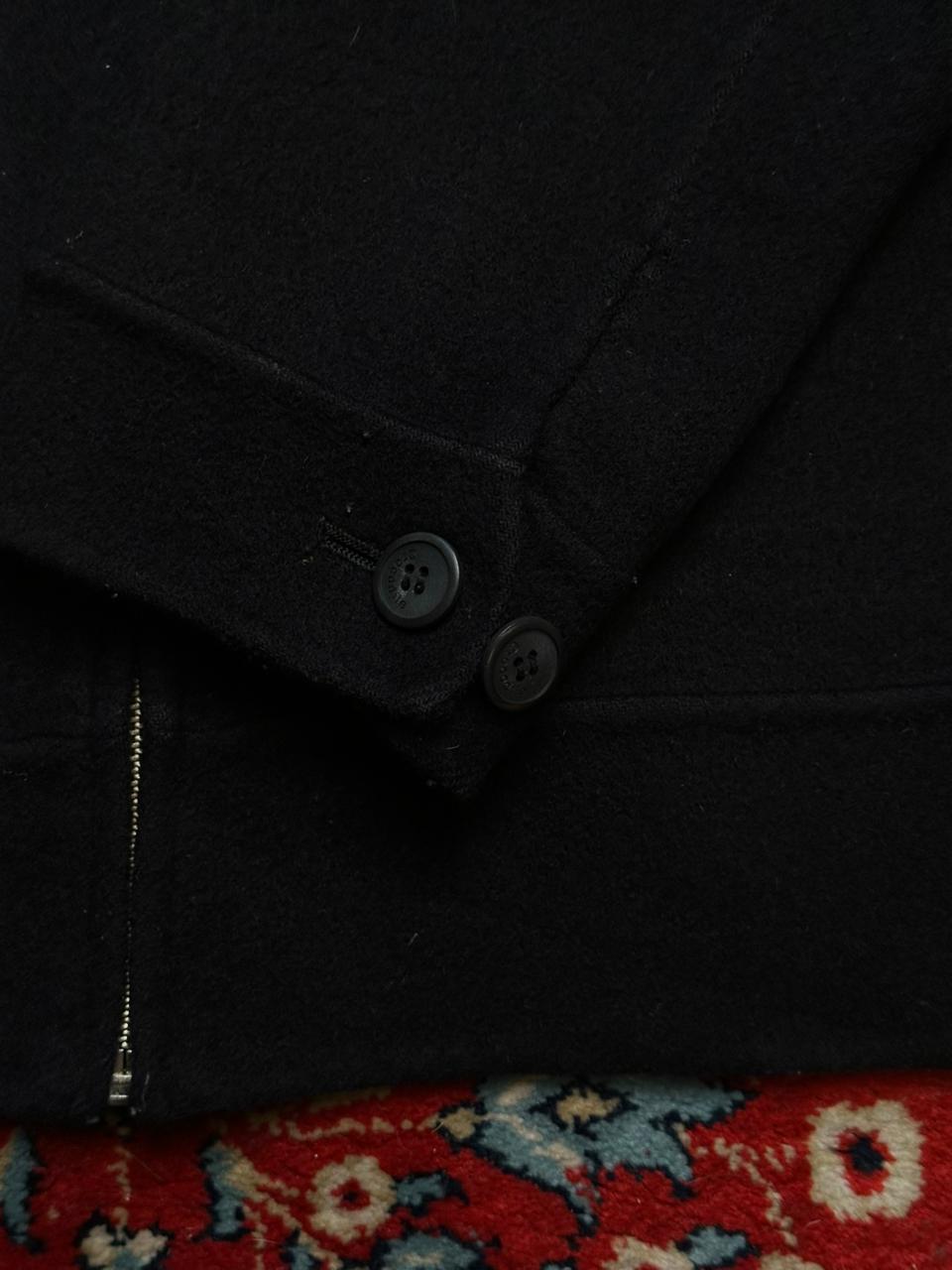 Crocodile Ladies Black Wool Jacket