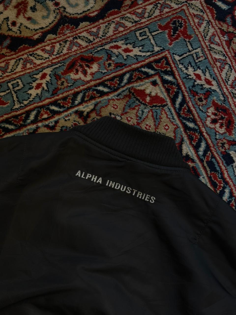 Alpha Industries MA-1 Flight Bomber Jacket Black