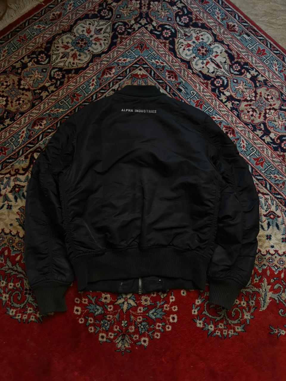 Alpha Industries MA-1 Flight Bomber Jacket Black