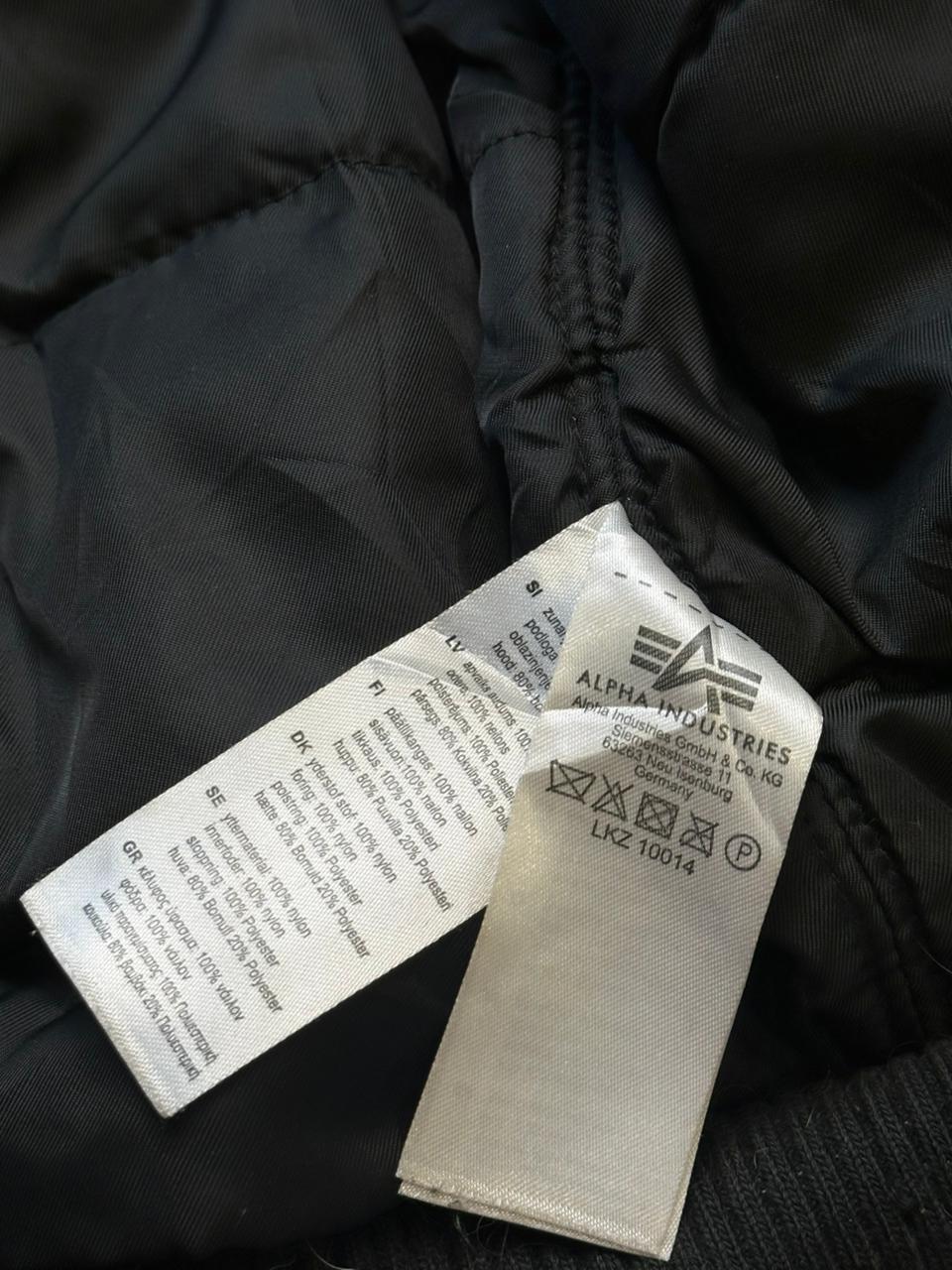 Alpha Industries MA-1 Flight Bomber Jacket Black