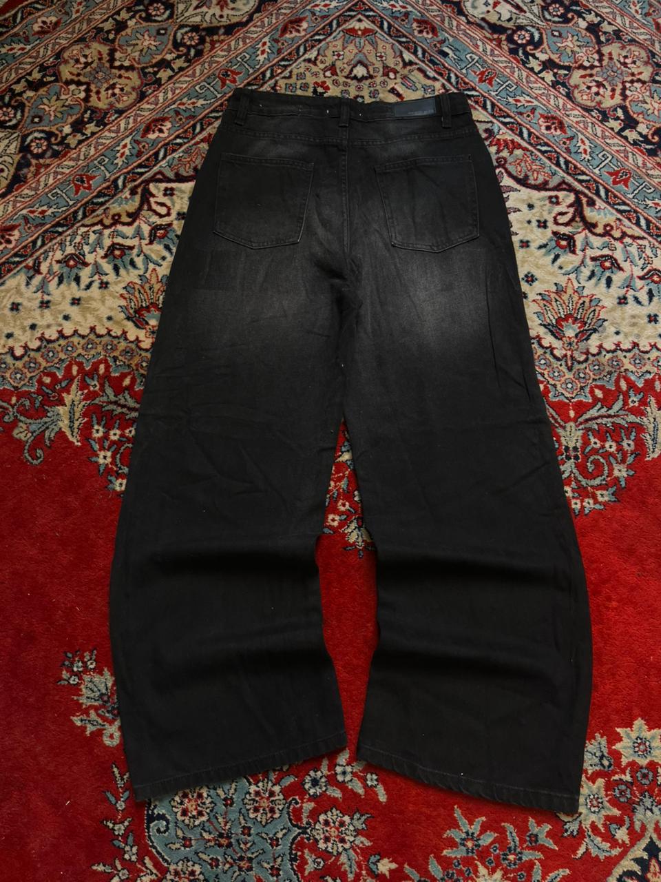 Maison Bleu Paris Aurélie Black Wide Leg Jeans