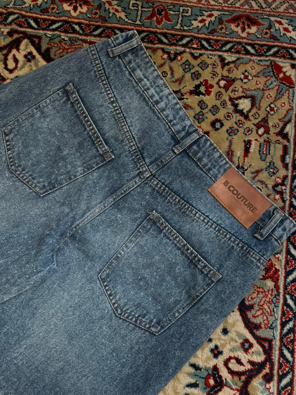 B Couture London Southbank Baggy Denim Pants