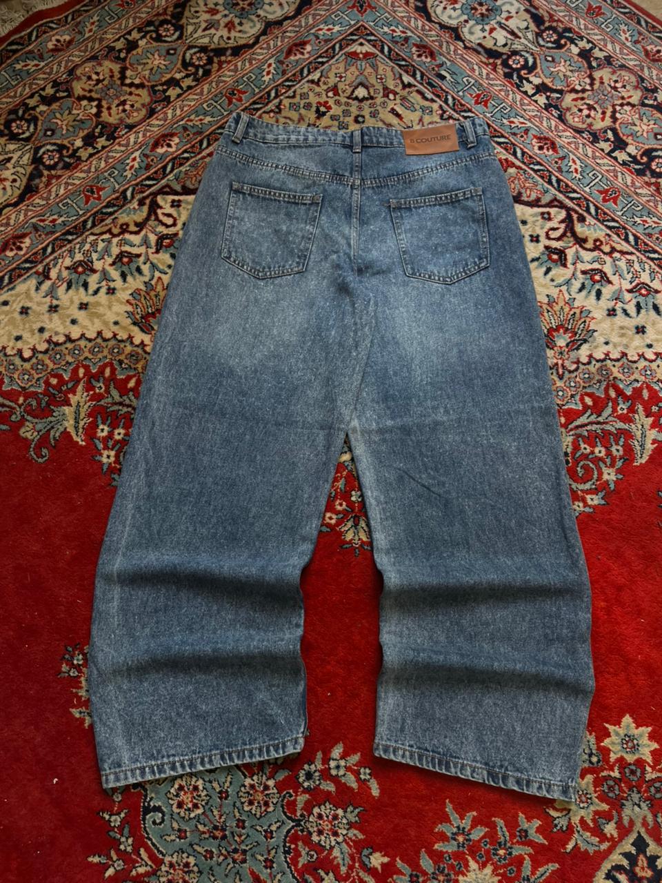 B Couture London Southbank Baggy Denim Pants