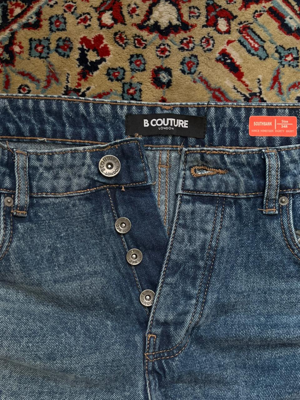 B Couture London Southbank Baggy Denim Pants