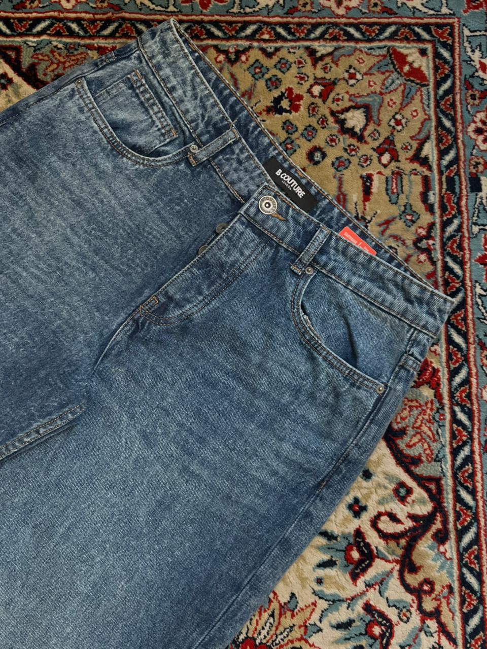 B Couture London Southbank Baggy Denim Pants