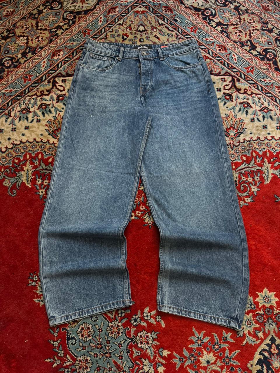 B Couture London Southbank Baggy Denim Pants