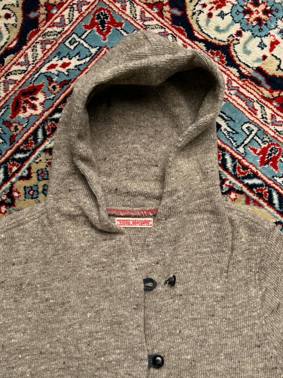 Tigre Brocante Tenkumaru Hooded Knit Sweater