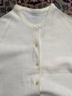 Off-White Button Down Cardigan
