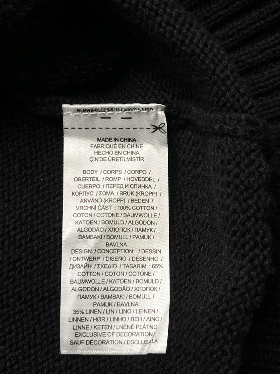 Polo Lauren Ralph Lauren Black Embroidered Sweater