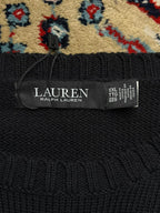 Polo Ralph Lauren Black Embroidered Sweater