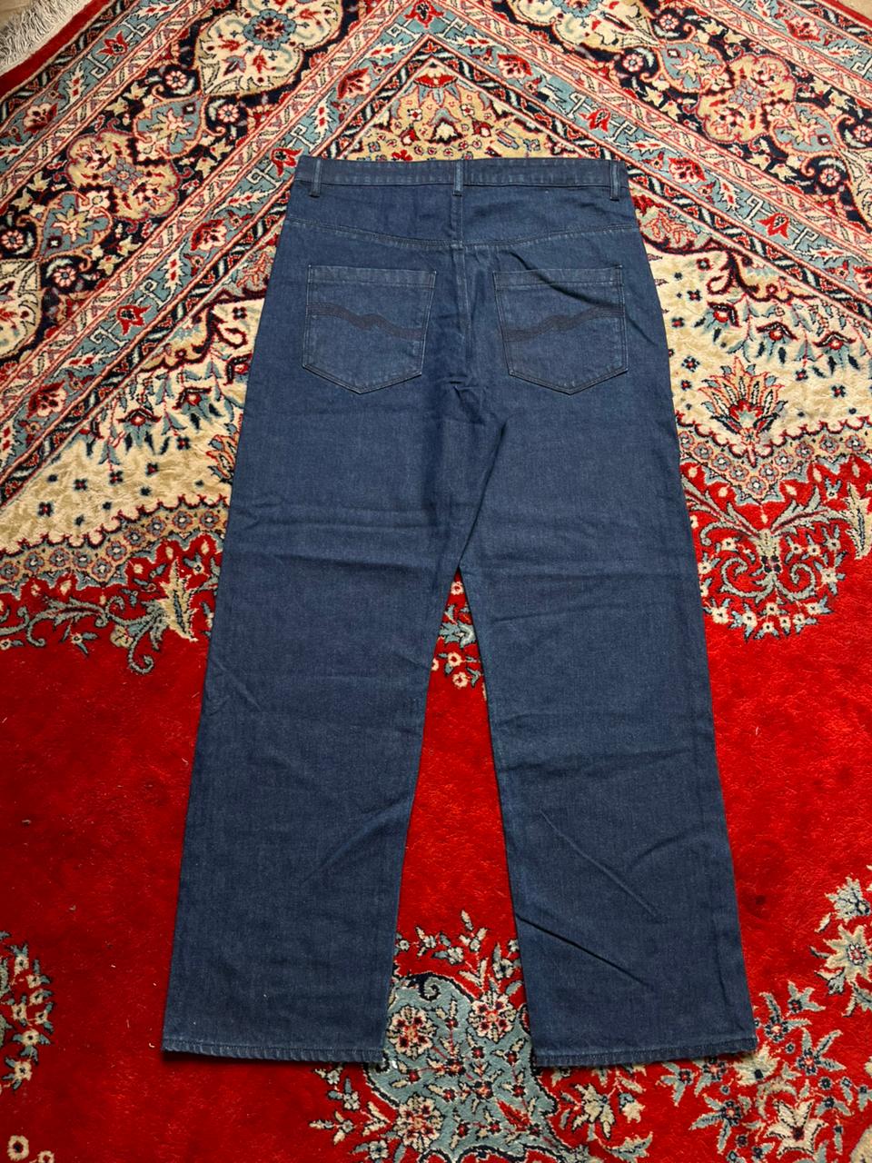 boohooMAN Men’s Face Graphic Print Jeans