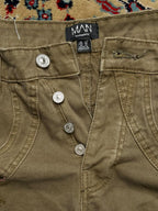 boohooMAN Floral Embroidered Baggy Jeans