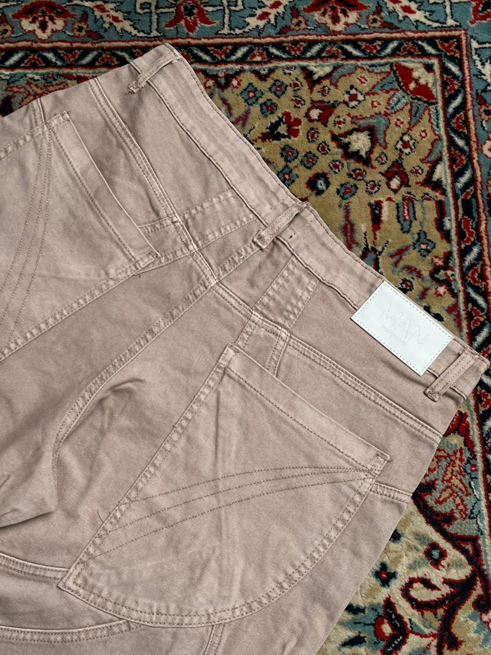 boohooMAN Baggy Floral Embroidered Jeans