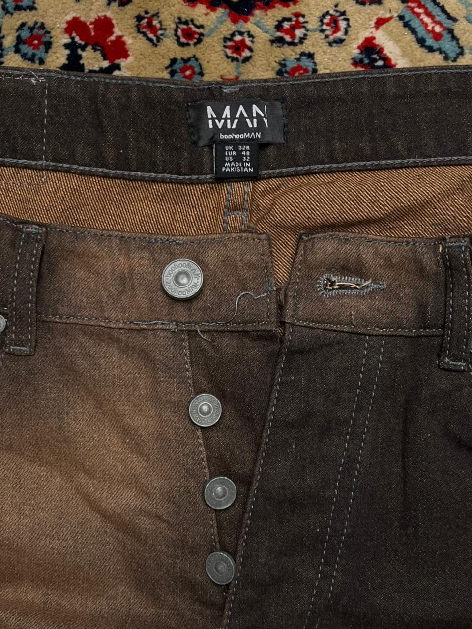 boohooMAN Acid Wash Relaxed Fit Jeans