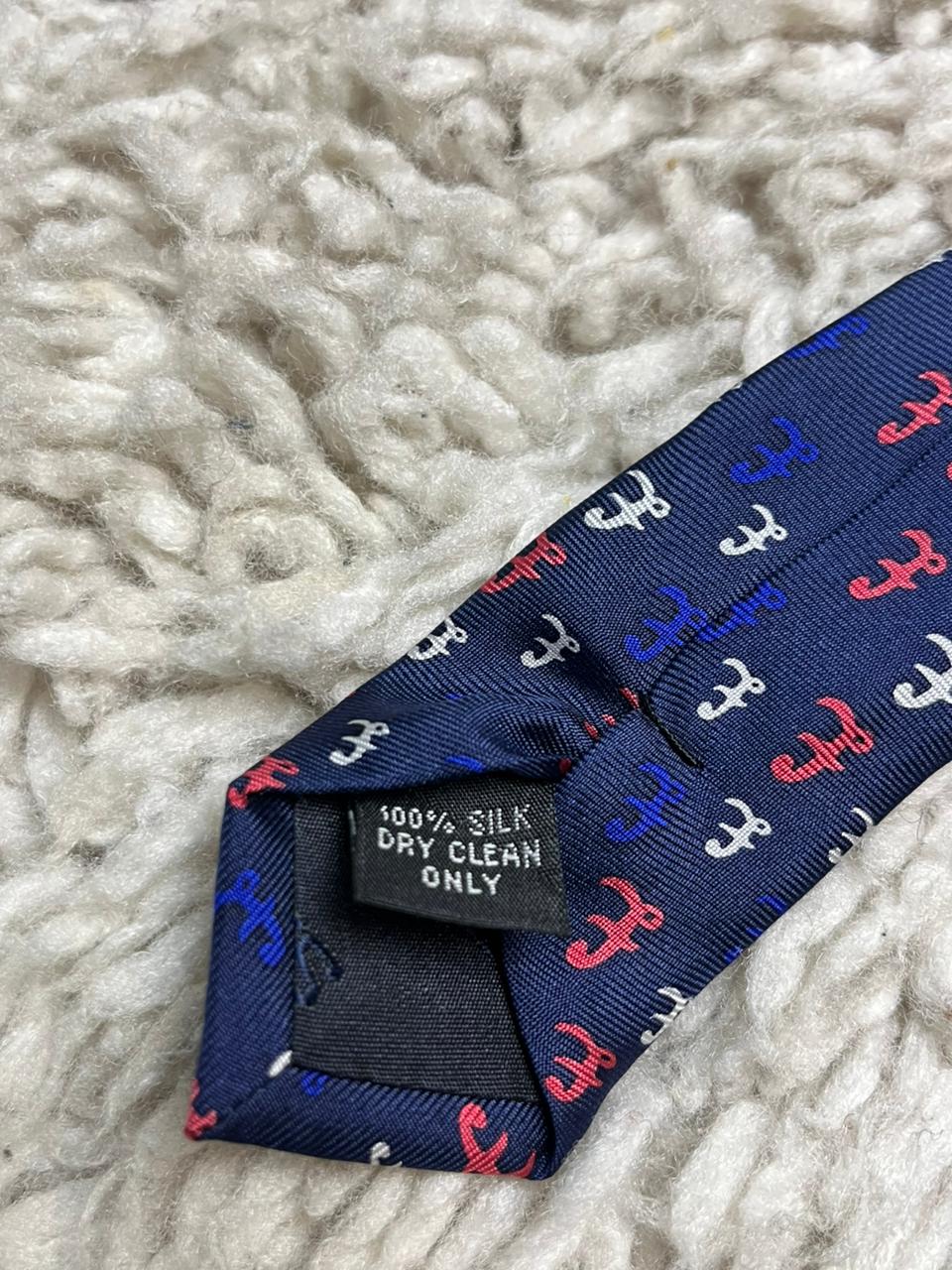 BID Designs Navy Blue Tie 100% Silk