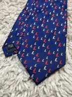 BID Designs Navy Blue Tie 100% Silk