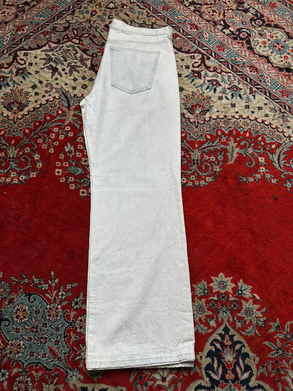 Mango Light Blue Washed Baggy Sturdy Jeans