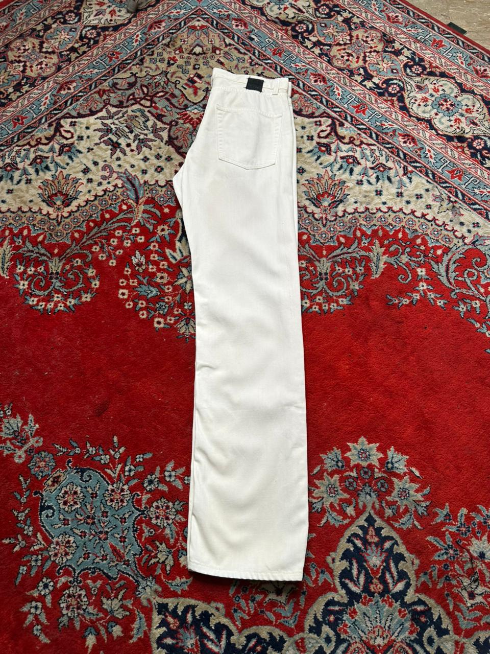 HUGO BOSS RELAXED FIT CREAM COLORED NON-Stretch Sturdy JEANS