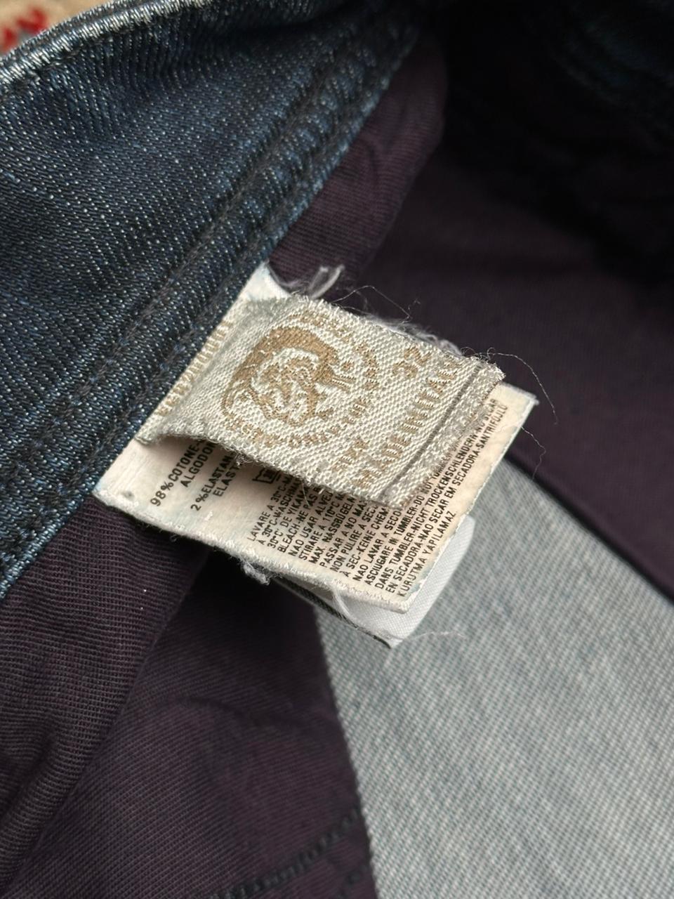 DIESEL SAFADO(Straight Fit) INDIGO NON STRETCH JEANS