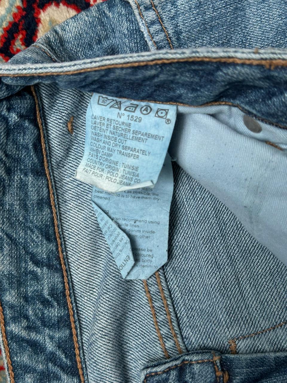 POLO RALPH LAUREN WOMEN WASHED BLUE BOOTCUT JEANS