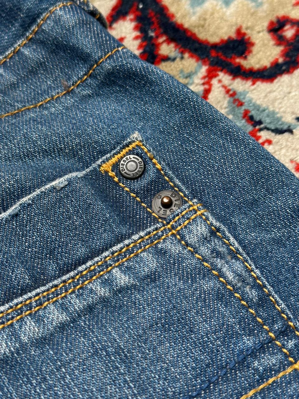 DIESEL TIMMEN(STRAIGHT FIT) NON-STRETCH DENIM PANTS