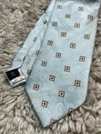 Roberto 100% Silk Tie Mens Paisley Geometric Medallion
