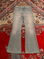 Vintage REPLAY DIRTY WASH WOMEN Flared Jeans