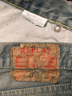 Vintage REPLAY DIRTY WASH WOMEN Flared Jeans