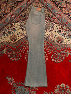 Vintage REPLAY DIRTY WASH WOMEN Flared Jeans