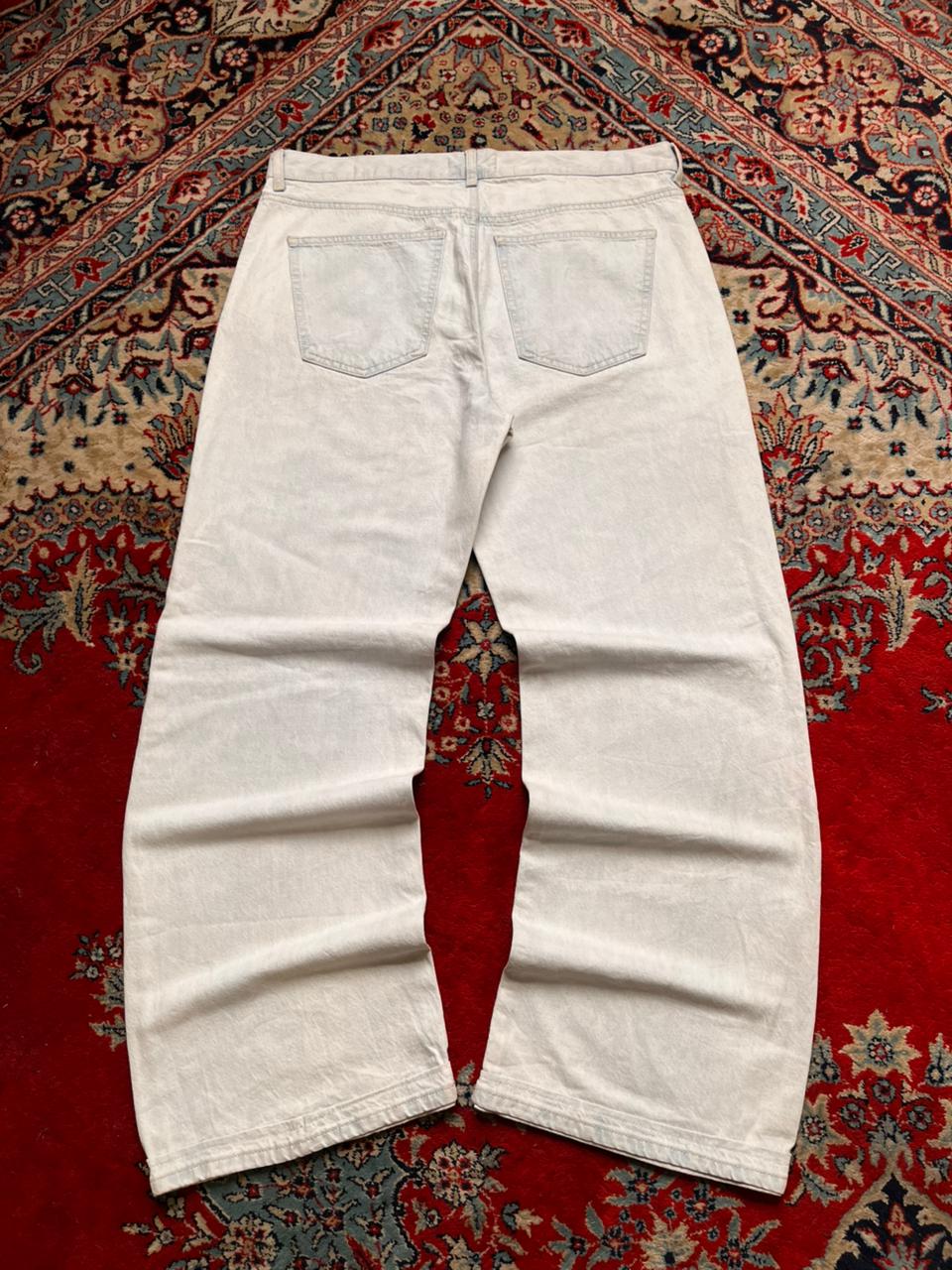 Mango Super Baggy Light Acid Wash Jeans