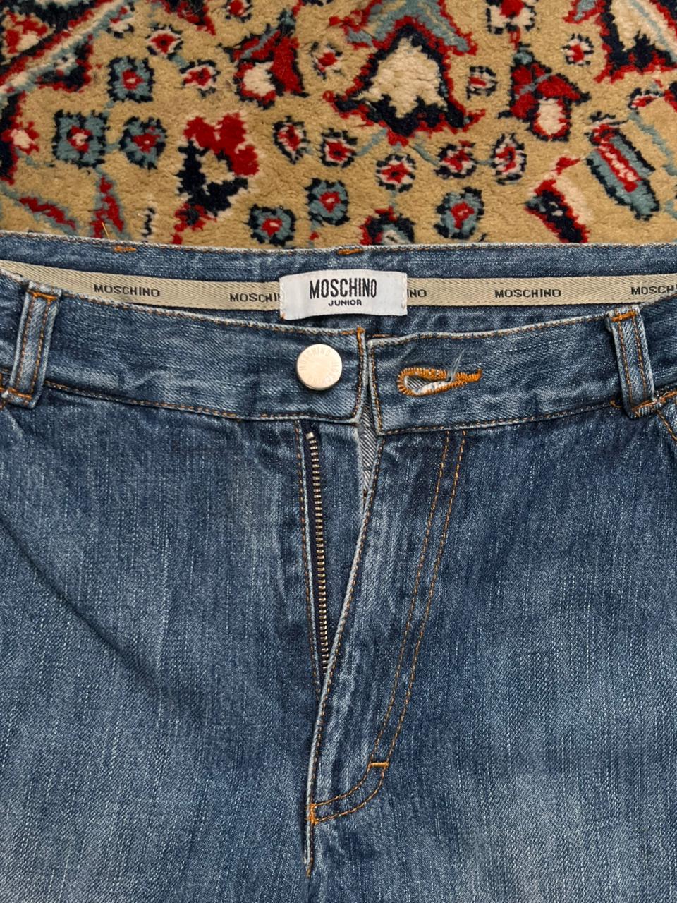 Moschino Junior Multi Zip Utility Jeans